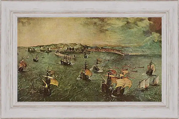 Картина в раме - Морской бой в гавани Неап. Брейгель Питер Старший
Картина в раме - Морской бой в гавани Неап. Брейгель Питер Старший