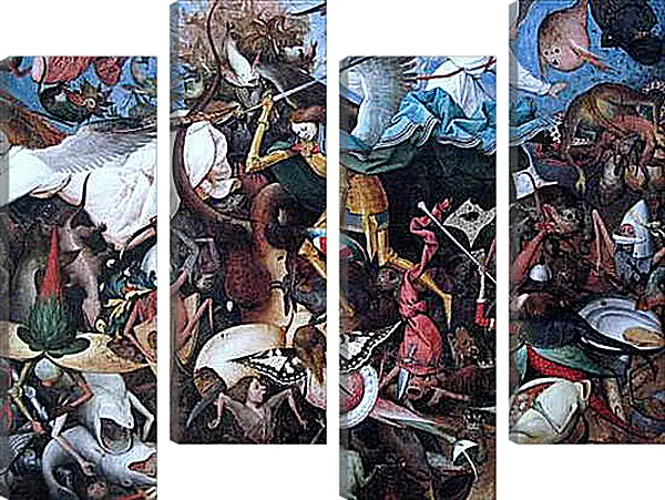 Модульная картина - The Fall of the Rebel Angels. Брейгель Питер Старший
Модульная картина - The Fall of the Rebel Angels. Брейгель Питер Старший
