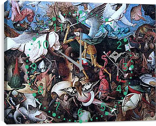 Часы картина - The Fall of the Rebel Angels. Брейгель Питер Старший
Часы картина - The Fall of the Rebel Angels. Брейгель Питер Старший