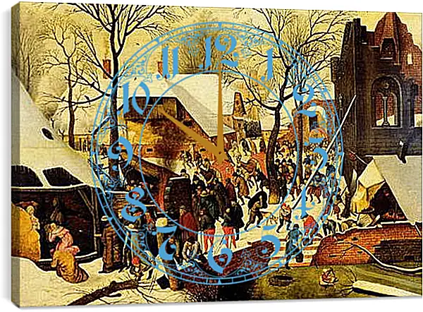 Часы картина - The adoration of the magi. Брейгель Питер Старший
Часы картина - The adoration of the magi. Брейгель Питер Старший