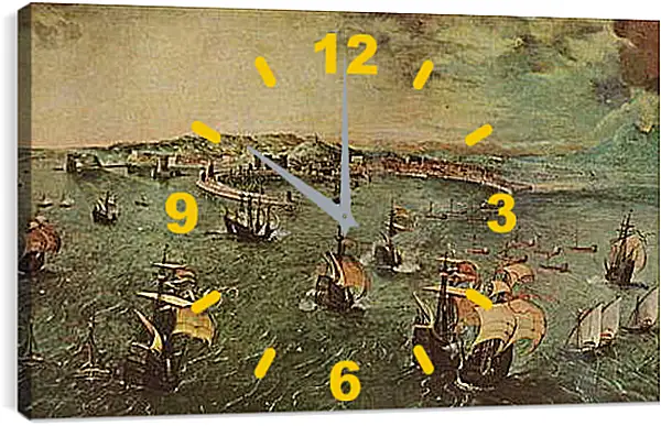 Часы картина - Hafen von Neapel. Брейгель Питер Старший
Часы картина - Hafen von Neapel. Брейгель Питер Старший