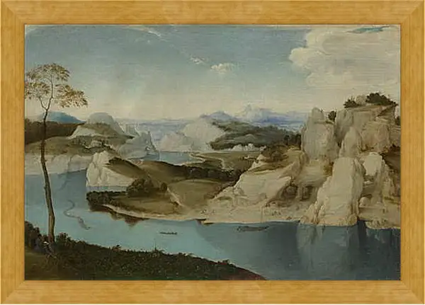 Картина в раме - Landscape - A River among Mountains. Брейгель Питер Старший
Картина в раме - Landscape - A River among Mountains. Брейгель Питер Старший