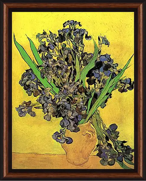 Картина в раме - Still Life Vase with Irises Against a Yellow Background. Винсент Ван Гог
Картина в раме - Still Life Vase with Irises Against a Yellow Background. Винсент Ван Гог