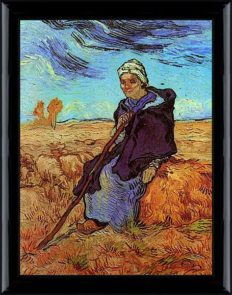 Картина в раме - Shepherdess, The after Millet. Винсент Ван Гог
Картина в раме - Shepherdess, The after Millet. Винсент Ван Гог