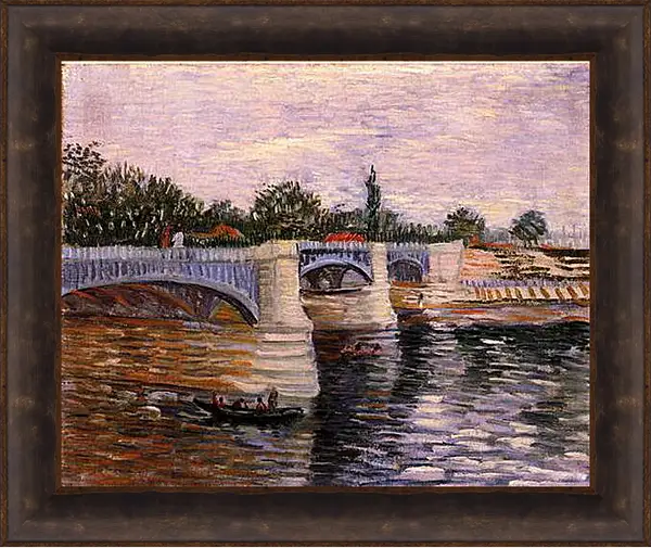 Картина в раме - The Seine with the Pont de la Grande Jette. Винсент Ван Гог
Картина в раме - The Seine with the Pont de la Grande Jette. Винсент Ван Гог