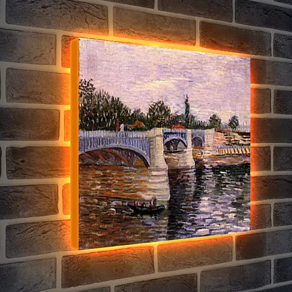 Лайтбокс световая панель - The Seine with the Pont de la Grande Jette. Винсент Ван Гог
Лайтбокс световая панель - The Seine with the Pont de la Grande Jette. Винсент Ван Гог