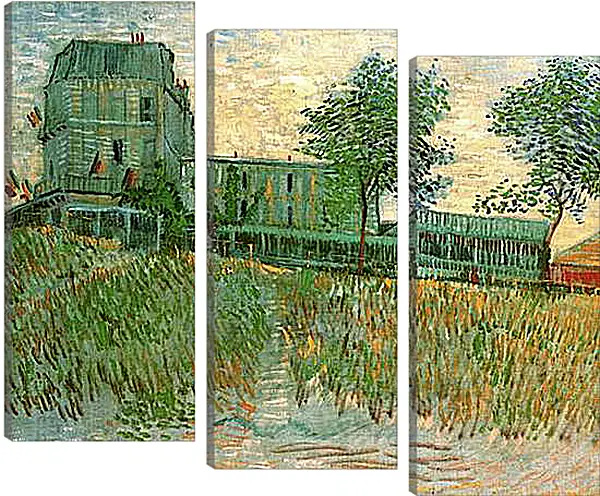 Модульная картина - The Restaurant de la Sirene at Asnieres. Винсент Ван Гог Модульная картина - The Restaurant de la Sirene at Asnieres. Винсент Ван Гог