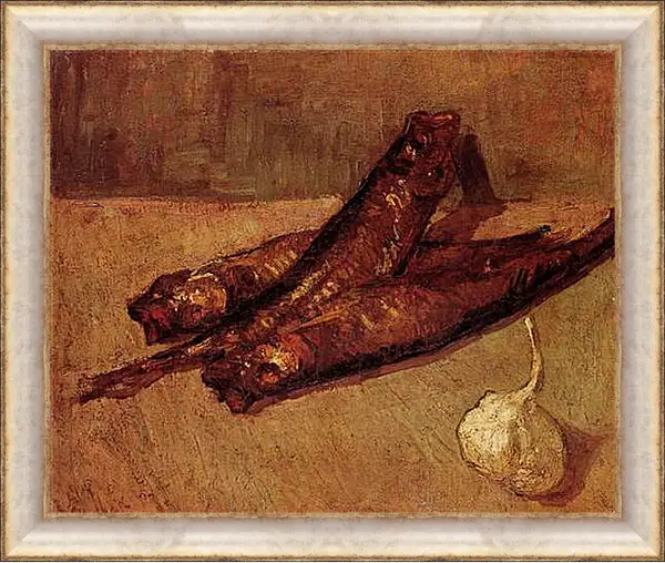 Картина в раме - Still Life with Bloaters and Garlic. Винсент Ван Гог
Картина в раме - Still Life with Bloaters and Garlic. Винсент Ван Гог