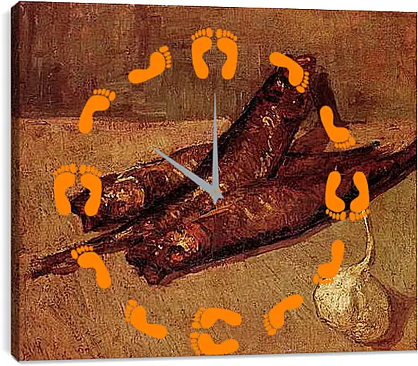 Часы картина - Still Life with Bloaters and Garlic. Винсент Ван Гог
Часы картина - Still Life with Bloaters and Garlic. Винсент Ван Гог