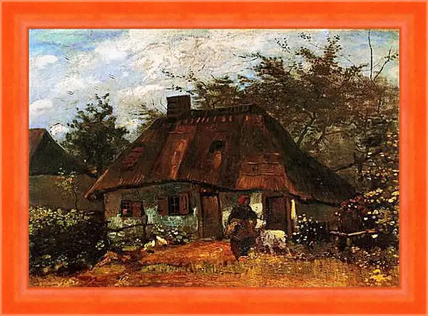 Картина в раме - Cottage and Woman with Goat. Винсент Ван Гог
Картина в раме - Cottage and Woman with Goat. Винсент Ван Гог