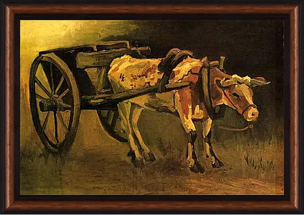 Картина в раме - Cart with Red and White Ox. Винсент Ван Гог
Картина в раме - Cart with Red and White Ox. Винсент Ван Гог
