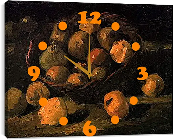 Часы картина - Basket of Apples. Винсент Ван Гог
Часы картина - Basket of Apples. Винсент Ван Гог