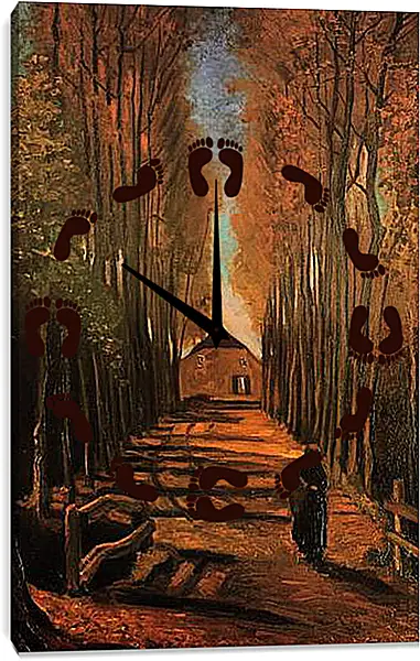 Часы картина - Avenue of Poplars in Autumn. Винсент Ван Гог
Часы картина - Avenue of Poplars in Autumn. Винсент Ван Гог