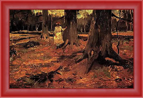 Картина в раме - Girl in White in the Woods. Винсент Ван Гог
Картина в раме - Girl in White in the Woods. Винсент Ван Гог