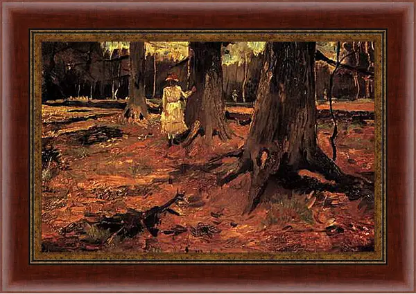 Картина в раме - Girl in White in the Woods. Винсент Ван Гог
Картина в раме - Girl in White in the Woods. Винсент Ван Гог