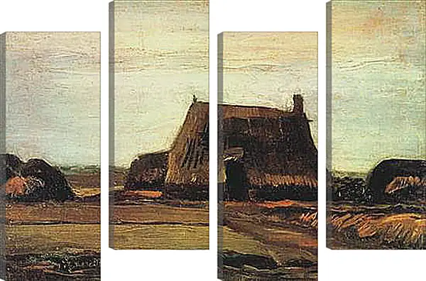 Модульная картина - Farm with Stacks of Peat. Винсент Ван Гог
Модульная картина - Farm with Stacks of Peat. Винсент Ван Гог
