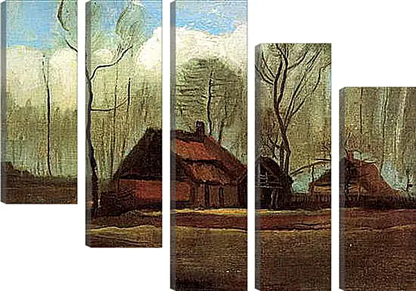 Модульная картина - Farmhouses Among Trees. Винсент Ван Гог
Модульная картина - Farmhouses Among Trees. Винсент Ван Гог