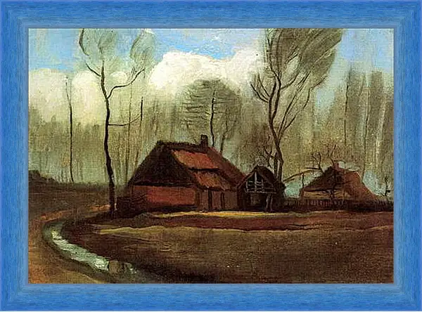 Картина в раме - Farmhouses Among Trees. Винсент Ван Гог
Картина в раме - Farmhouses Among Trees. Винсент Ван Гог