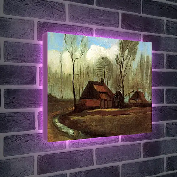 Лайтбокс световая панель - Farmhouses Among Trees. Винсент Ван Гог
Лайтбокс световая панель - Farmhouses Among Trees. Винсент Ван Гог