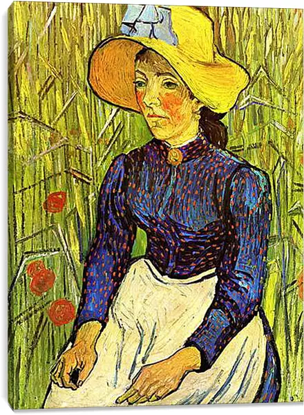 Постер на подрамнике - Young Peasant Woman with Straw Hat Sitting in the Wheat. Винсент Ван Гог
Постер на подрамнике - Young Peasant Woman with Straw Hat Sitting in the Wheat. Винсент Ван Гог