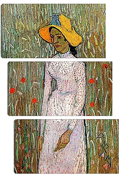 Модульная картина - Young Girl Standing Against a Background of Wheat. Винсент Ван Гог
Модульная картина - Young Girl Standing Against a Background of Wheat. Винсент Ван Гог