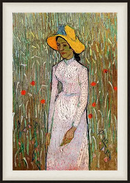 Картина в раме - Young Girl Standing Against a Background of Wheat. Винсент Ван Гог
Картина в раме - Young Girl Standing Against a Background of Wheat. Винсент Ван Гог