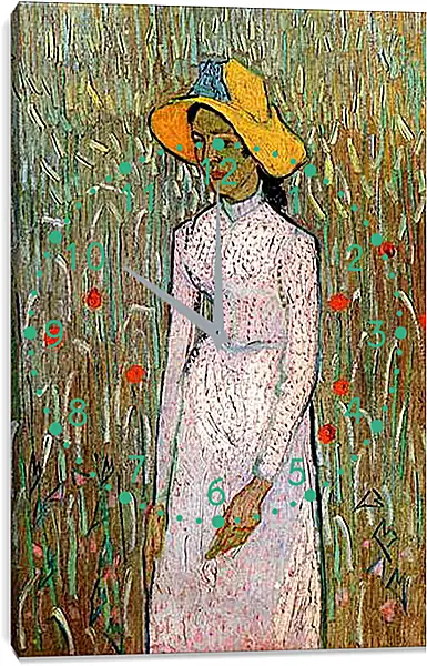 Часы картина - Young Girl Standing Against a Background of Wheat. Винсент Ван Гог
Часы картина - Young Girl Standing Against a Background of Wheat. Винсент Ван Гог