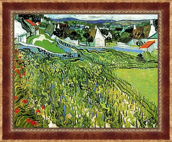 Картина в раме - Vineyards with a View of Auvers. Винсент Ван Гог
Картина в раме - Vineyards with a View of Auvers. Винсент Ван Гог