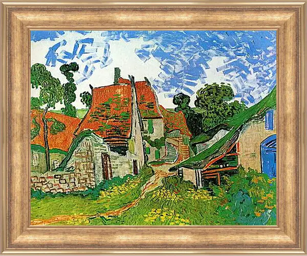 Картина в раме - Village Street in Auvers. Винсент Ван Гог
Картина в раме - Village Street in Auvers. Винсент Ван Гог