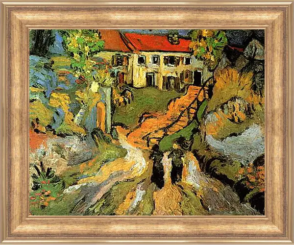 Картина в раме - Village Street and Steps in Auvers with Two Figures. Винсент Ван Гог
Картина в раме - Village Street and Steps in Auvers with Two Figures. Винсент Ван Гог