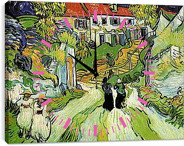 Часы картина - Village Street and Steps in Auvers with Figures. Винсент Ван Гог
Часы картина - Village Street and Steps in Auvers with Figures. Винсент Ван Гог