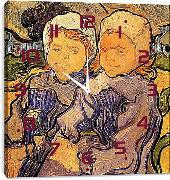 Часы картина - Two Children 2. Винсент Ван Гог
Часы картина - Two Children 2. Винсент Ван Гог