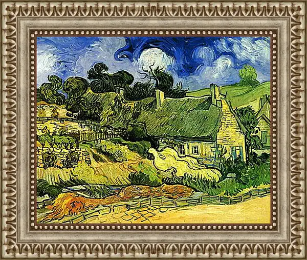 Картина в раме - Thatched Cottages at Cordeville. Винсент Ван Гог
Картина в раме - Thatched Cottages at Cordeville. Винсент Ван Гог
