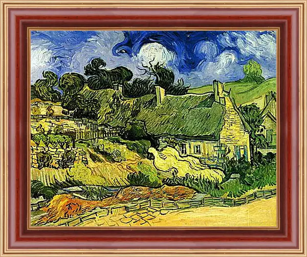 Картина в раме - Thatched Cottages at Cordeville. Винсент Ван Гог
Картина в раме - Thatched Cottages at Cordeville. Винсент Ван Гог