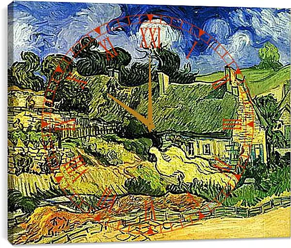 Часы картина - Thatched Cottages at Cordeville. Винсент Ван Гог
Часы картина - Thatched Cottages at Cordeville. Винсент Ван Гог