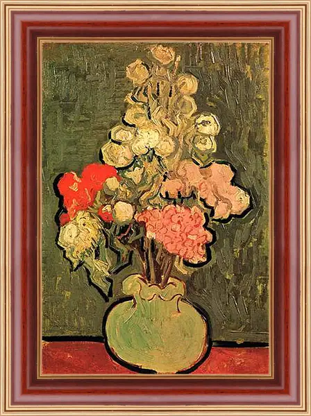 Картина в раме - Still Life Vase with Rose-Mallows. Винсент Ван Гог
Картина в раме - Still Life Vase with Rose-Mallows. Винсент Ван Гог