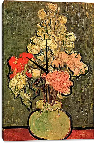Часы картина - Still Life Vase with Rose-Mallows. Винсент Ван Гог
Часы картина - Still Life Vase with Rose-Mallows. Винсент Ван Гог