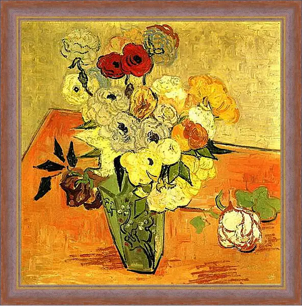 Картина в раме - Still Life Japanese Vase with Roses and Anemones. Винсент Ван Гог
Картина в раме - Still Life Japanese Vase with Roses and Anemones. Винсент Ван Гог