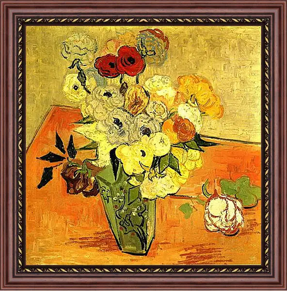 Картина в раме - Still Life Japanese Vase with Roses and Anemones. Винсент Ван Гог
Картина в раме - Still Life Japanese Vase with Roses and Anemones. Винсент Ван Гог