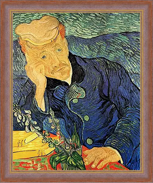 Картина в раме - Portrait of Doctor Gachet 2. Винсент Ван Гог
Картина в раме - Portrait of Doctor Gachet 2. Винсент Ван Гог