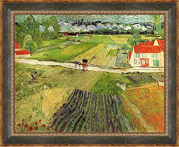 Картина в раме - Landscape with Carriage and Train in the Background. Винсент Ван Гог
Картина в раме - Landscape with Carriage and Train in the Background. Винсент Ван Гог