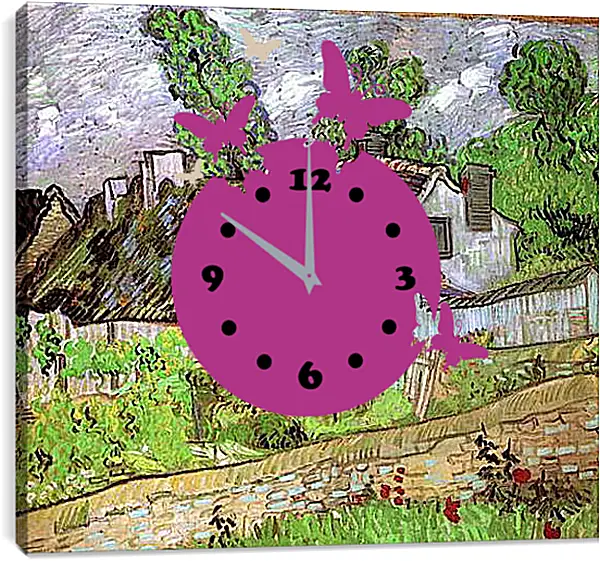 Часы картина - Houses in Auvers 2. Винсент Ван Гог
Часы картина - Houses in Auvers 2. Винсент Ван Гог