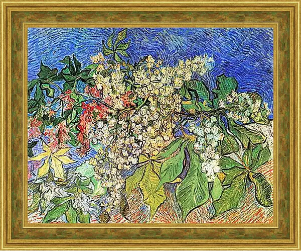 Картина в раме - Blossoming Chestnut Branches. Винсент Ван Гог
Картина в раме - Blossoming Chestnut Branches. Винсент Ван Гог