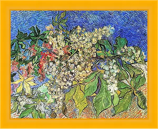 Картина в раме - Blossoming Chestnut Branches. Винсент Ван Гог
Картина в раме - Blossoming Chestnut Branches. Винсент Ван Гог