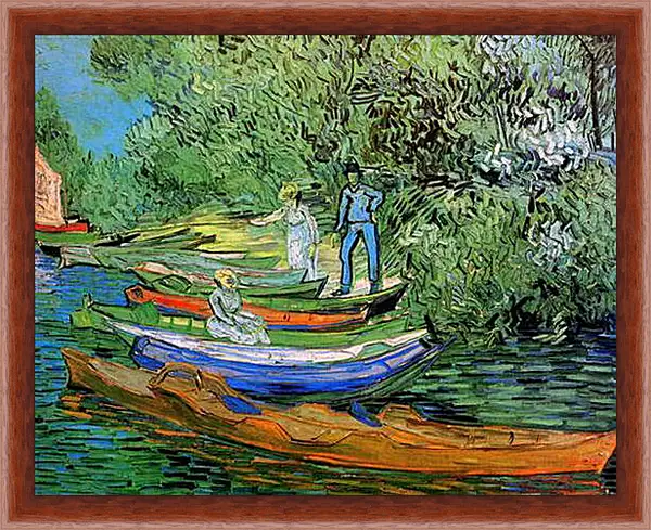 Картина в раме - Bank of the Oise at Auvers. Винсент Ван Гог
Картина в раме - Bank of the Oise at Auvers. Винсент Ван Гог