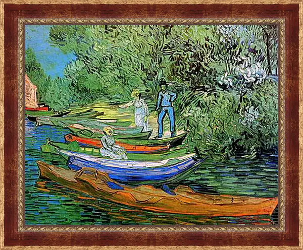 Картина в раме - Bank of the Oise at Auvers. Винсент Ван Гог
Картина в раме - Bank of the Oise at Auvers. Винсент Ван Гог
