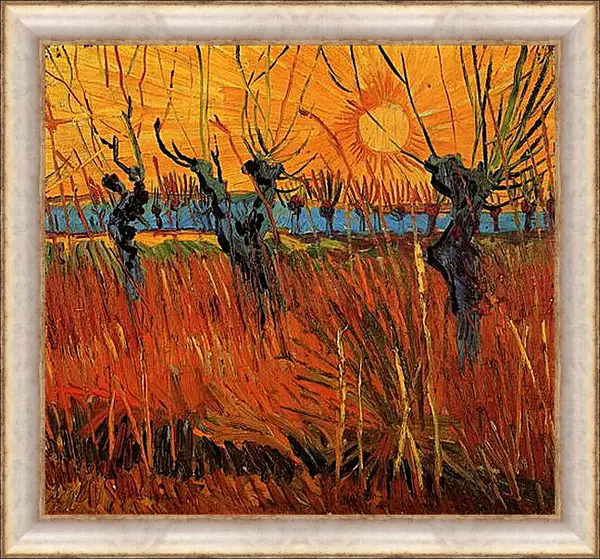 Картина в раме - Willows at Sunset. Винсент Ван Гог
Картина в раме - Willows at Sunset. Винсент Ван Гог