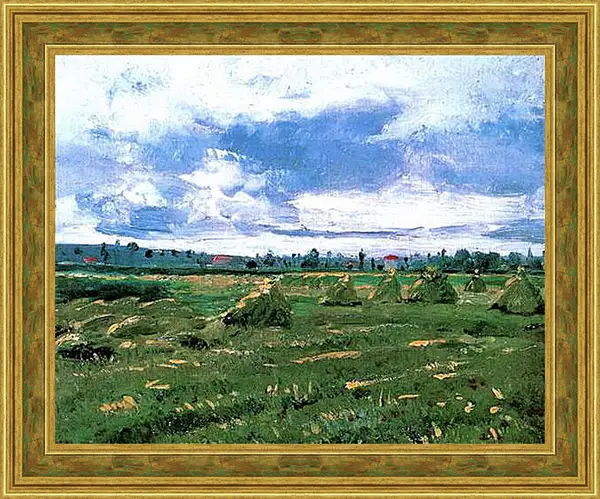Картина в раме - Wheat Fields with Stacks. Винсент Ван Гог
Картина в раме - Wheat Fields with Stacks. Винсент Ван Гог