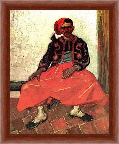 Картина в раме - The Seated Zouave. Винсент Ван Гог
Картина в раме - The Seated Zouave. Винсент Ван Гог
