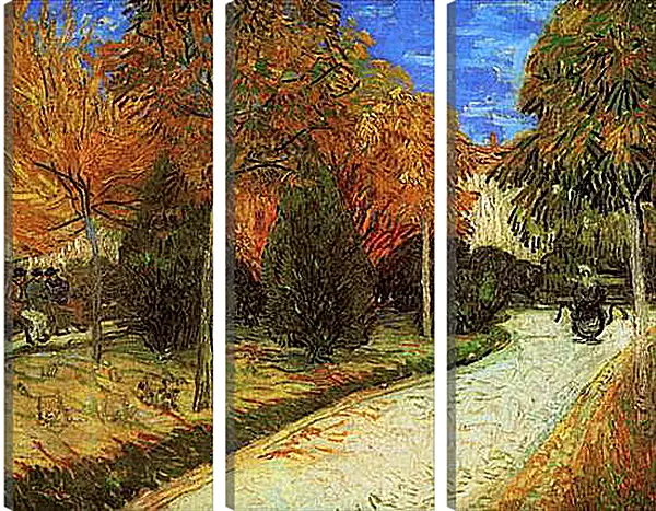 Модульная картина - The Public Park at Arles. Винсент Ван Гог Модульная картина - The Public Park at Arles. Винсент Ван Гог